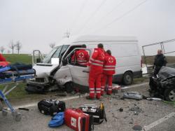 Schwerer Verkehrsunfall