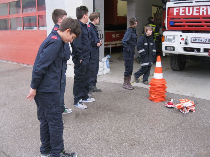 Absichern einer Unfallstelle