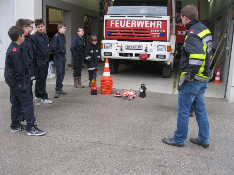 Absichern einer Unfallstelle