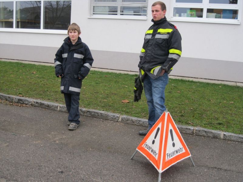 Absichern einer Unfallstelle