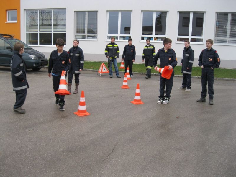 Absichern einer Unfallstelle