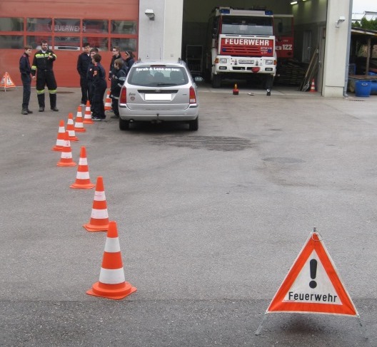 Absichern einer Unfallstelle