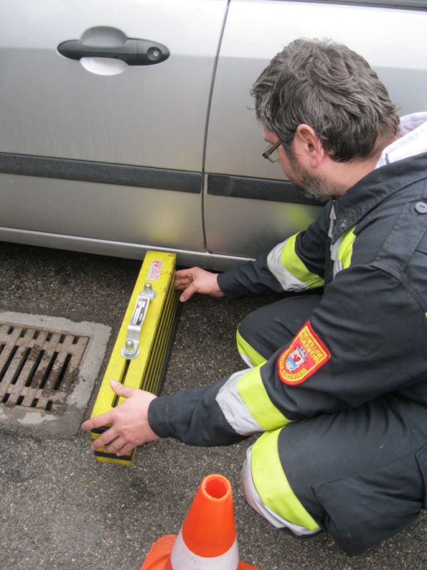 Absichern einer Unfallstelle