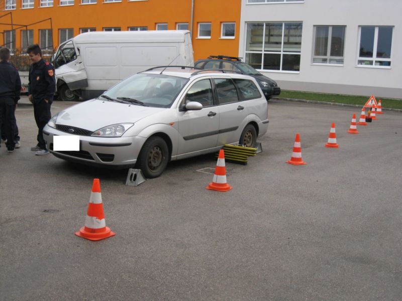 Absichern einer Unfallstelle